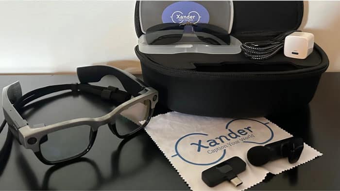 xanderglasses hlaa ca photo - HLAA California A display of the Xander glasses kit